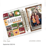 Scrapbooking  Elles Studio September 2022 Kit kit