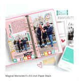 Scrapbooking  Elles Studio Magical Memories 6 x 8.5 inch Paper Stack Paper Pad