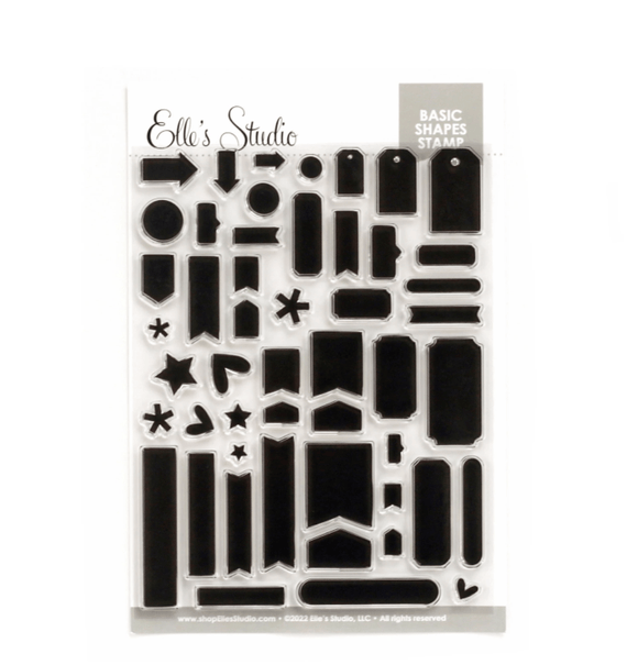 Scrapbooking  Elles Studio Basic Shapes Stamp - Solid stamp