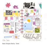 Scrapbooking  Elles Studio Basic Shapes Stamp - Solid stamp
