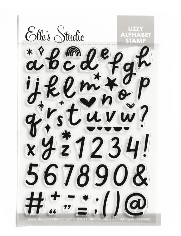 Scrapbooking  Elles Studio - Lizzy Alphabet Stamps stamp