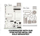 Scrapbooking  Elles Studio Star Notes Stamp stamp