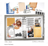 Scrapbooking  Elles Studio - Autumn Tab Stamp stamps