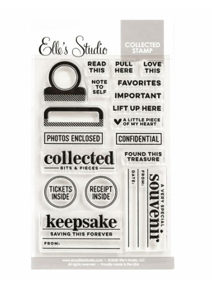 Scrapbooking  Elles Studio - Collected Stamp kit