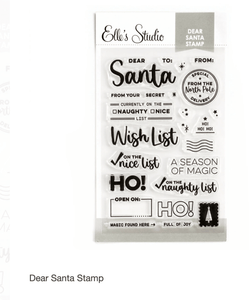 Scrapbooking  Elles Studio Dear Santa Stamps stamps