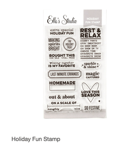 Scrapbooking  Elles Studio -  Holiday Fun Stamp Set stamps