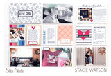 Scrapbooking  Elles Studio - Mini Days of the Week Stamp stamps