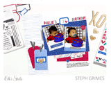 Scrapbooking  Elles Studio - Mini Days of the Week Stamp stamps