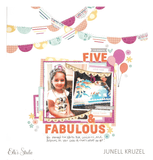 Scrapbooking  Elles Studio - Parker Alphabet Stamp Set stamps