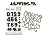 Scrapbooking  Elles Studio - Parker Number Stamp Set stamps