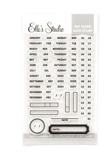 Scrapbooking  Elles Studio The Tiniest Date Stamp Stamps