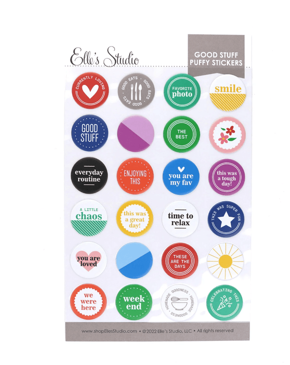 Scrapbooking  Elles Studio - Good Stuff Puffy Stickers stickers