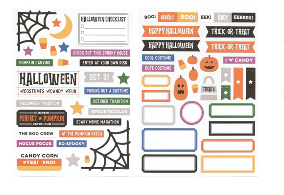 Scrapbooking  Elles Studio - Halloween Cardstock Stickers stickers