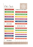 Scrapbooking  Elles Studio Puffy Banners and Border Stickers stickers