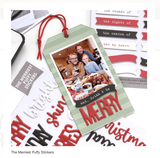 Scrapbooking  Elles Studio The Merriest Puffy Stickers stickers