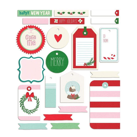 Scrapbooking  Wishmas Tags Pack Embellishments