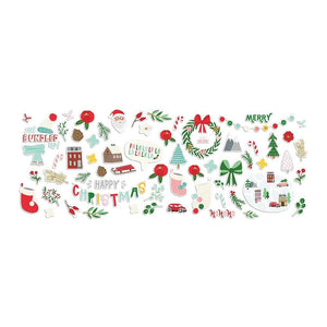 Scrapbooking  Wishmas Ephemera Cardstock Die-Cuts Paper 12"x12"