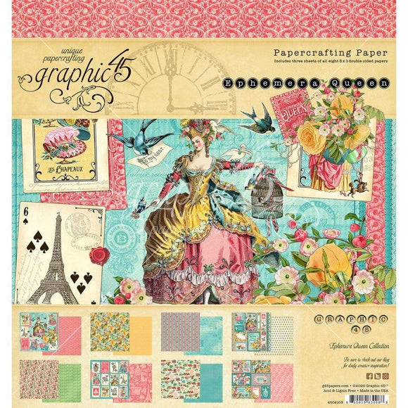 Scrapbooking  Graphic 45 Double-Sided Paper Pad 8