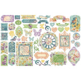 Scrapbooking  Fairie Wings Cardstock Die-Cut Assortment Paper 12x12