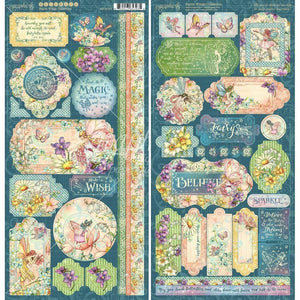 Scrapbooking  Fairie Wings Cardstock Stickers 12"X12" stickers