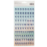 Scrapbooking  Heidi Swapp Set Sail Thickers Stickers 169/Pkg Alphabet Alphas