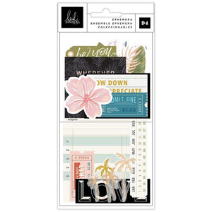 Scrapbooking  Heidi Swapp Old School Ephemera Cardstock Die-Cuts 94/Pkg Stamps