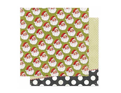 Scrapbooking  Believe Santa Baby Paper Heidi Swapp