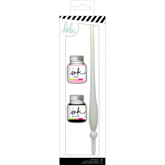 Scrapbooking  Heidi Swapp Color Fresh Pen Dip Kit 3/Pkg