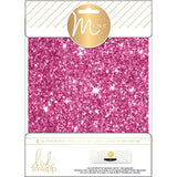 Scrapbooking  Heidi Swapp -Minc Glitter Sheets 6"X8" 4/Pkg Pink minc
