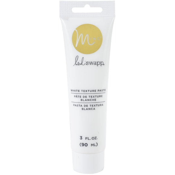 Scrapbooking  Heidi Swapp Minc Texture Paste 3oz White Paper Collections 12x12