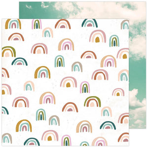 Scrapbooking  Heidi Swapp Care Free Double-Sided Cardstock 12"X12" - Sunny Skies Paper 12"x12"