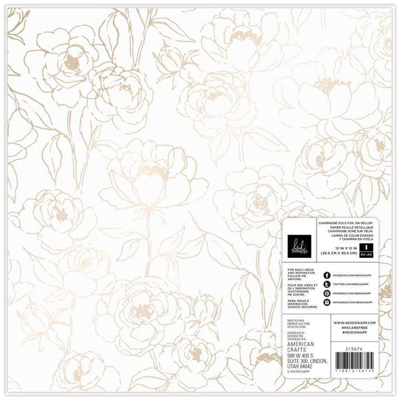 Scrapbooking  Heidi Swapp Care Free Specialty Paper 12