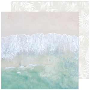 Scrapbooking  Heidi Swapp Carefree Double-Sided Cardstock 12"X12" - Salty Air Paper 12"x12"