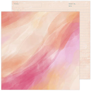 Scrapbooking  Heidi Swapp Carefree Double-Sided Cardstock 12"X12" - Sunset Paper 12"x12"