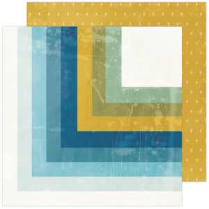 Scrapbooking  Heidi Swapp Old School Double-Sided Cardstock 12"X12" - Summerland Paper 12"x12"