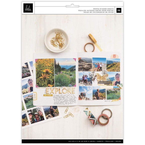 Scrapbooking  Heidi Swapp Storyline Chapters Photo Paper 8.5