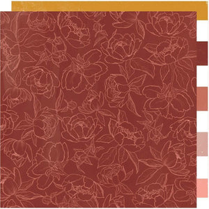 Scrapbooking  Heidi Swapp Honey & Spice Double-Sided Cardstock 12"X12" - Cider House Paper 12x12