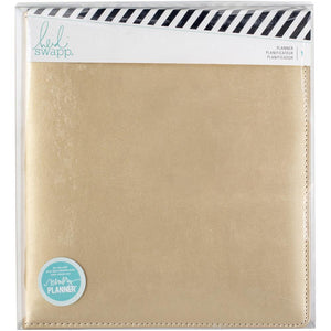 Scrapbooking  Heidi Swapp Large Memory Planner Gold Paper Collections 12x12