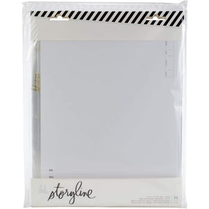 Scrapbooking  Heidi Swapp Storyline2 Refill Pack 8.5"X11" 36/Pkg Paper Collections 12x12