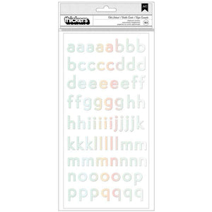 Scrapbooking  Heidi Swapp Old School Thickers Stickers 183/Pkg Alphabet/Chipboard stickers