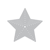 Scrapbooking  Hero Arts Infinity Dies Nesting 5 Point Stars DIES