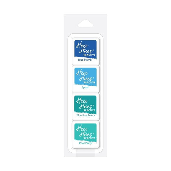 Scrapbooking  Hero Arts Dye Ink Cubes 4/Pkg Sea Palette INK