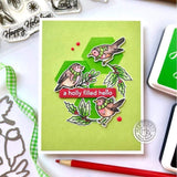 Scrapbooking  Hero Arts Clear Stamps Christmas Robins stamps