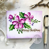 Scrapbooking  Hero Arts Clear Stamps Christmas Rose stamps