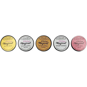 Scrapbooking  Lindy's Stamp Gang Flat Glitzy Magicals .25oz 5/Pkg Glitzy Magicals Paper Collections 12x12