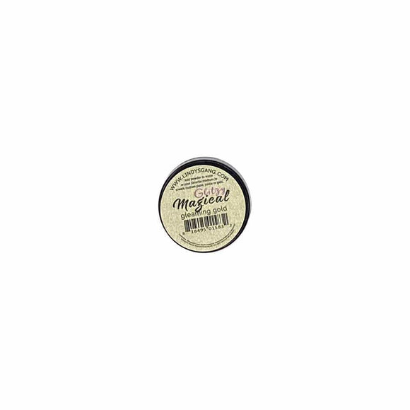 Scrapbooking  Lindy's Stamp Gang Magicals Individual Jar Gleaming Gold Paper Collections 12x12