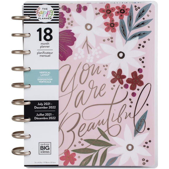 Scrapbooking  Happy Planner 18-Month Dated Classic Planner Spring Garden, July 2021-Dec 2022 Planners