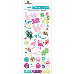 Scrapbooking  Paper House Life Organized Puffy Sticker 6.5"X3" Embrace today Embellishments