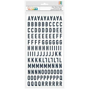 Scrapbooking  Jen Hadfield Reaching Out Thickers Stickers 264/Pkg Alphabet Alphas