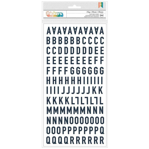 Scrapbooking  Jen Hadfield Reaching Out Thickers Stickers 264/Pkg Alphabet Alphas